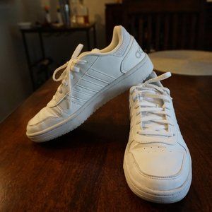 Adidas Women's Size 8 Hoops 2.0 White
